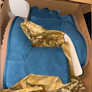 UGG Blue Bailey Bow Boots